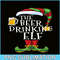 BEER28102374-The Beer Drinking Elf PNG Christmas Beer PNG Drunk Christmas PNG.png