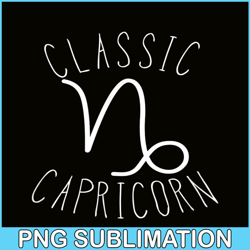 c-Classic Capricorn PNG Astrology Sign PNG Capricorn Birthday Gift PNG.png