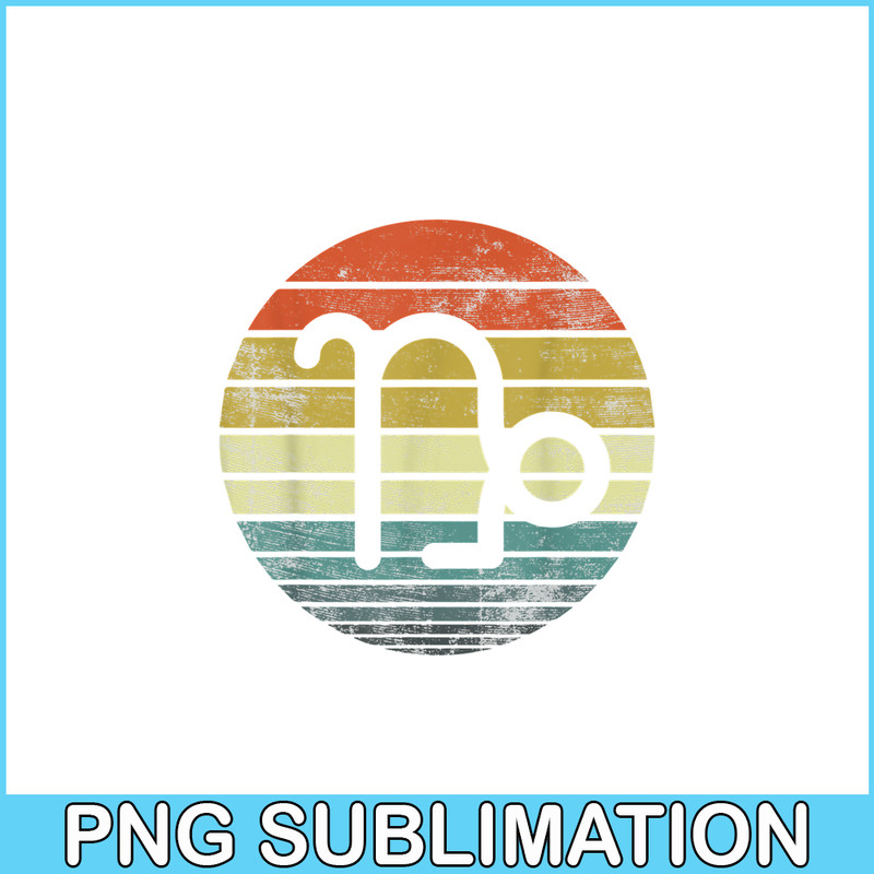 CPB28102313-Capricorn Gifts PNG Funny Retro Sunset PNG Zodiac Sign Birthday PNG.png