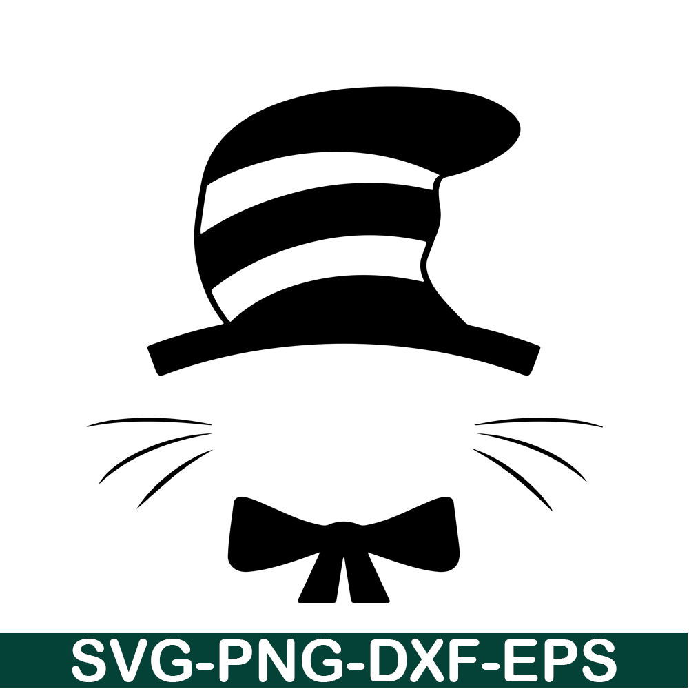DS105122308-Black Cat With Hat Monogram SVG, Dr Seuss SVG, Cat in the Hat SVG DS105122308.png