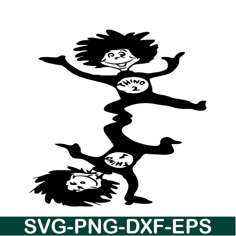 DS105122327-Naughty Thing 1 And Thing 2 SVG, Dr Seuss SVG, Cat In The Hat SVG DS105122327.png