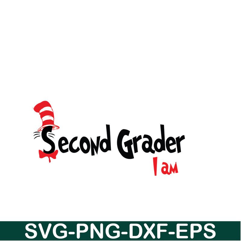 DS105122397-Second Grader I Am SVG, Dr Seuss SVG, Dr Seuss Quotes SVG DS105122397.png