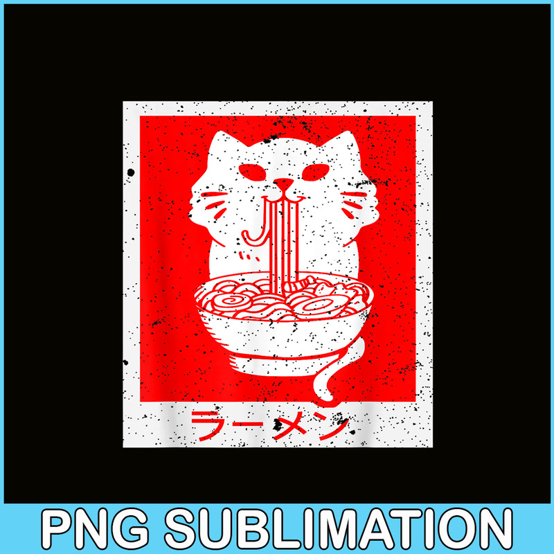 ANI31102303-Cat And Ramen PNG, Anime Manga PNG, Japanese Food PNG.png