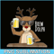 BEER28102314-Brew Dolph PNG Funny Rudolph PNG Christmas Holiday PNG.png