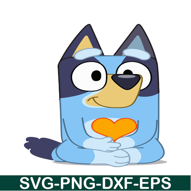 BL22112335-Bandit With Orange Heart SVG PDF PNG Bluey Character SVG Bluey Movie SVG.png