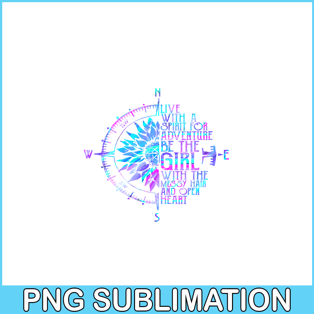 CAMP07112370-Live With A Spirit For Adventure PNG Camping PNG Purple Blue Sunflowers PNG.png