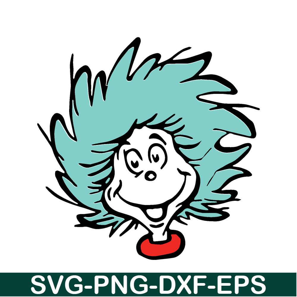 DS205122349-Thing 1 Smiling Face SVG, Dr Seuss SVG, Cat In The Hat SVG DS205122349.png