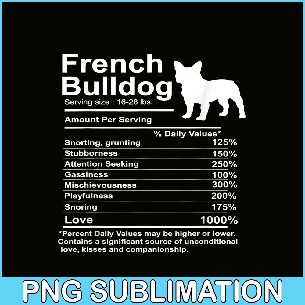 HL161023149-Funny French Bulldog Facts Nutrition PNG, French Bulldog PNG, French Dog Artwork PNG.png