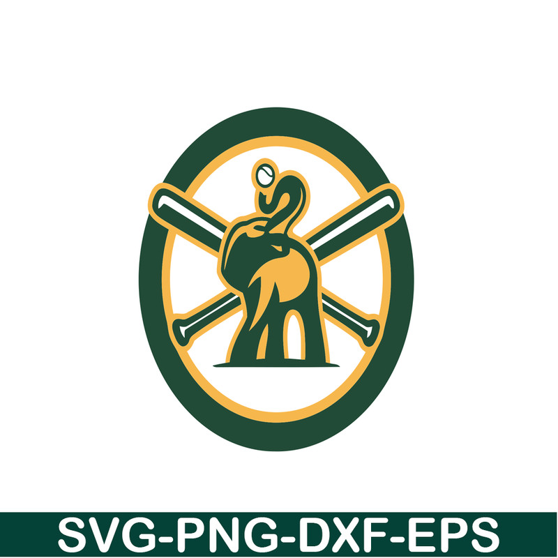 MLB204122346-Oakland Athletics The Elephant Logo SVG, Major League Baseball SVG, Baseball SVG MLB204122346.png