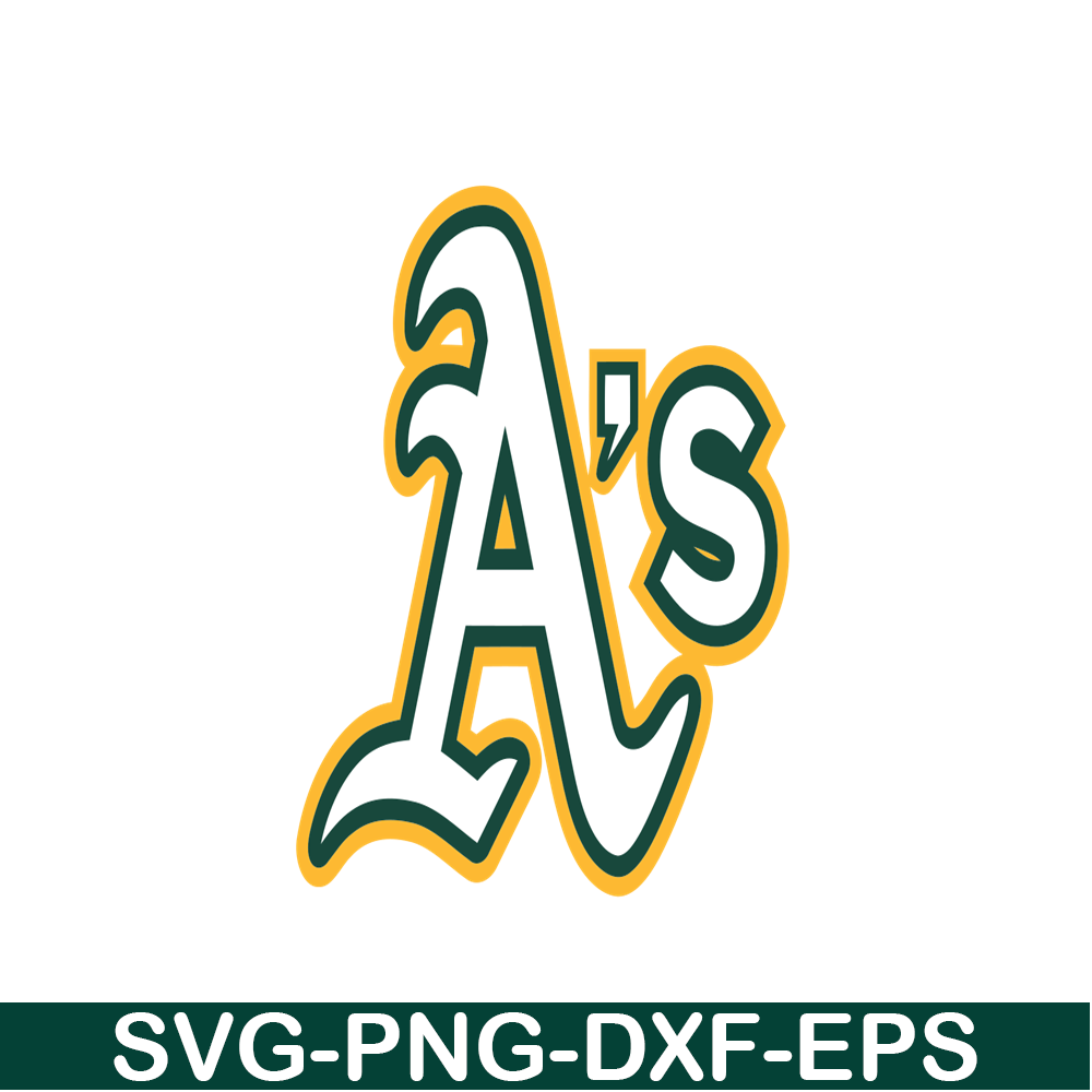MLB204122349-Oakland Athletics The Letter SVG, Major League Baseball SVG, Baseball SVG MLB204122349.png