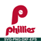 MLB204122357-Philadelphia Phillies Red Text SVG, Major League Baseball SVG, Baseball SVG MLB204122357.png