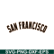 MLB204122392-San Francisco The Text SVG, Major League Baseball SVG, Baseball SVG MLB204122392.png