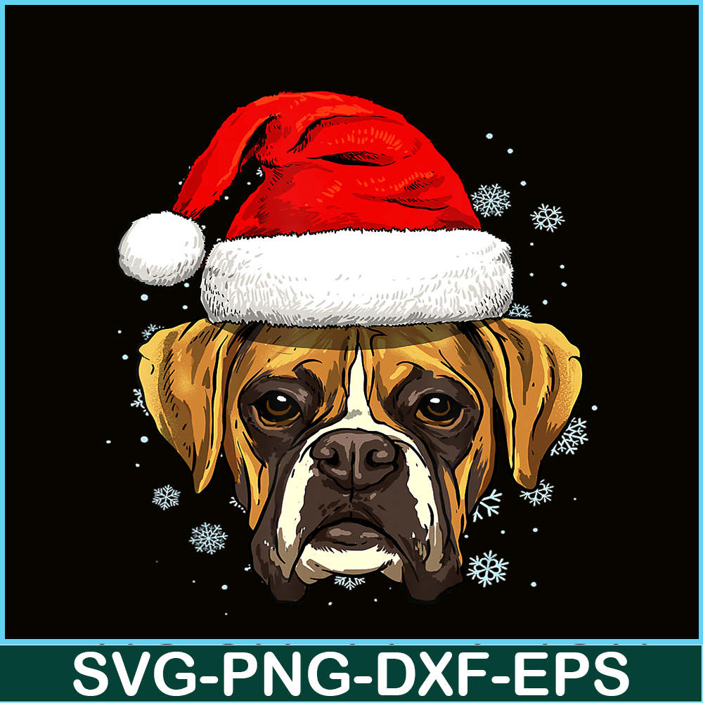 PNG141023108-Boxer Santa Hat Christmas Boys Girls Xmas Gift T-Shirt Png.png