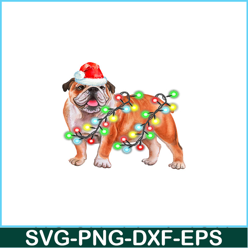 PNG141023114-Bulldog Christmas Sweater Shirt Pajama Light Santa Gift Xmas T-Shirt Png.png