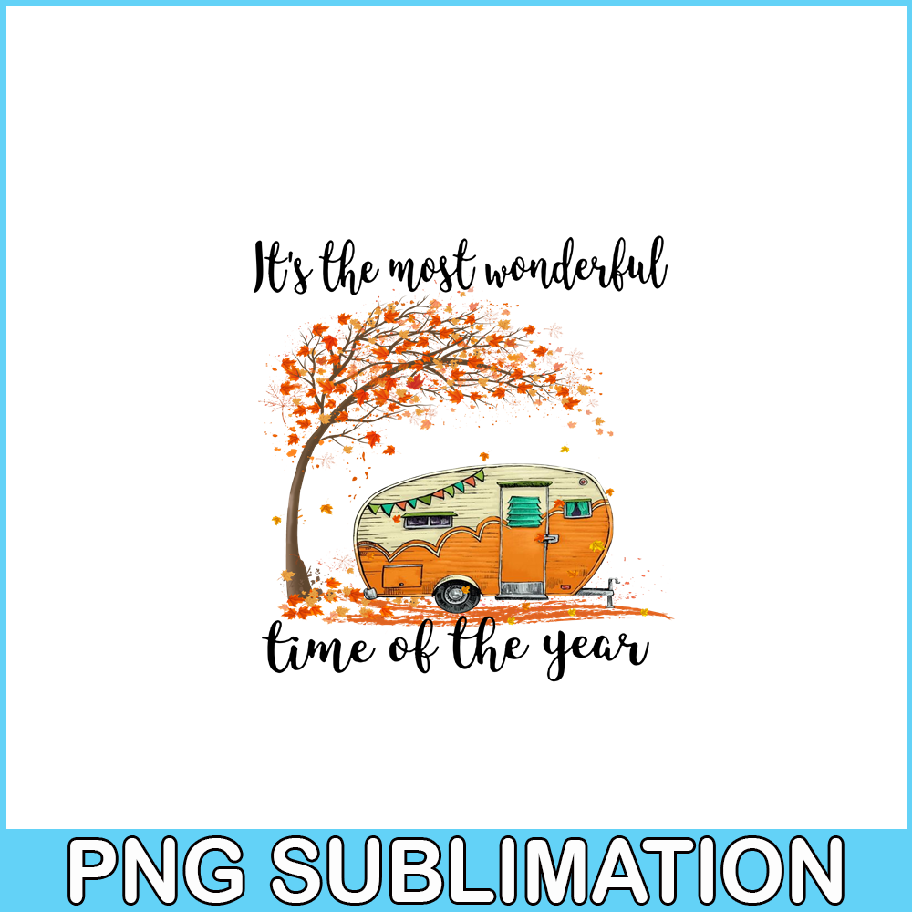 CAMP07112379-IT'S THE MOST WONDERFUL TIME PNG Camping Under the Tree PNG Camping Loving PNG.png