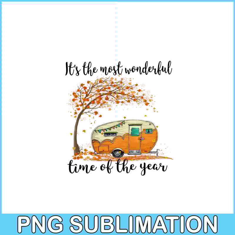 CAMP07112379-IT'S THE MOST WONDERFUL TIME PNG Camping Under the Tree PNG Camping Loving PNG.png