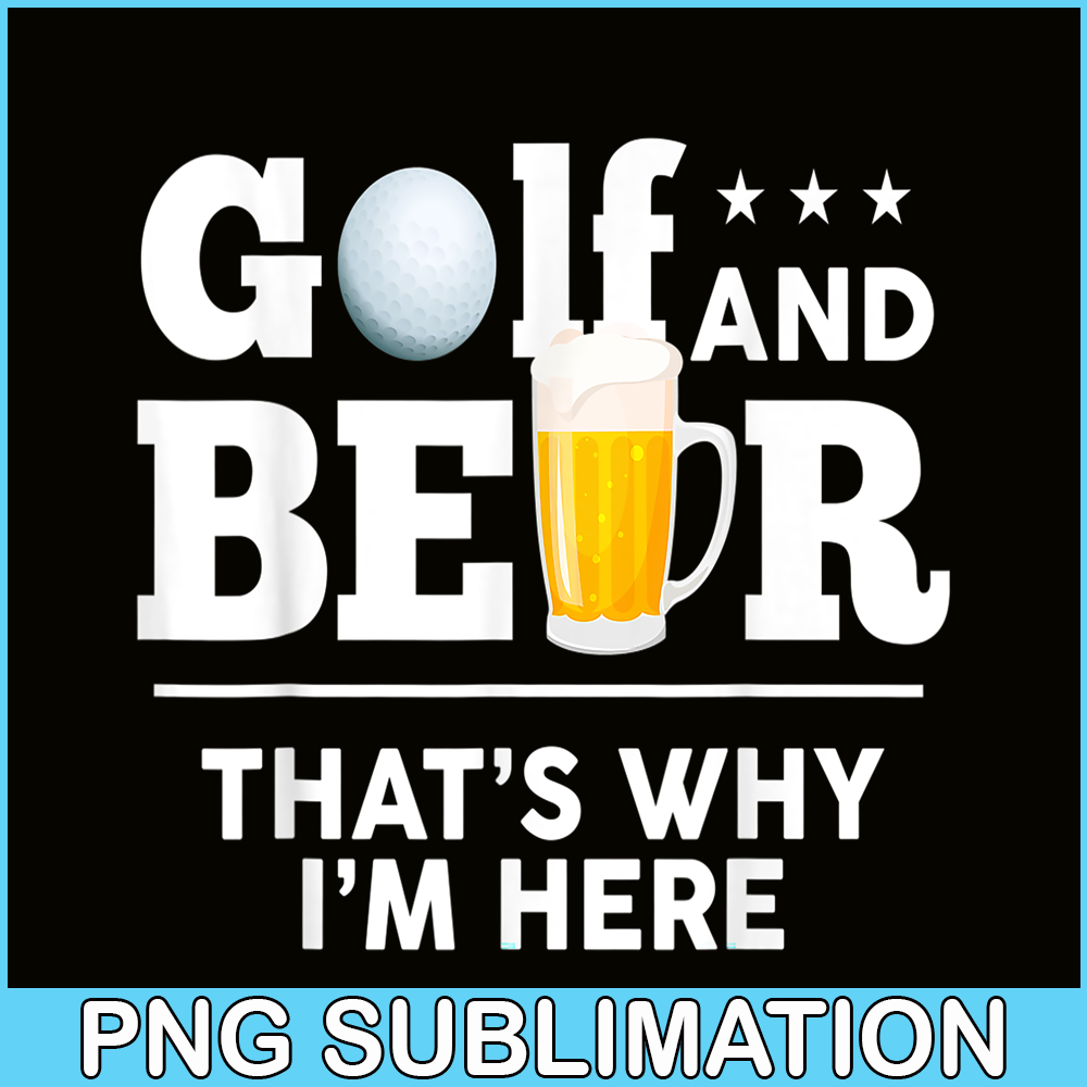 BEER28102335-Golf And Beer PNG Funny Beer Lovers PNG Beer Time PNG.png