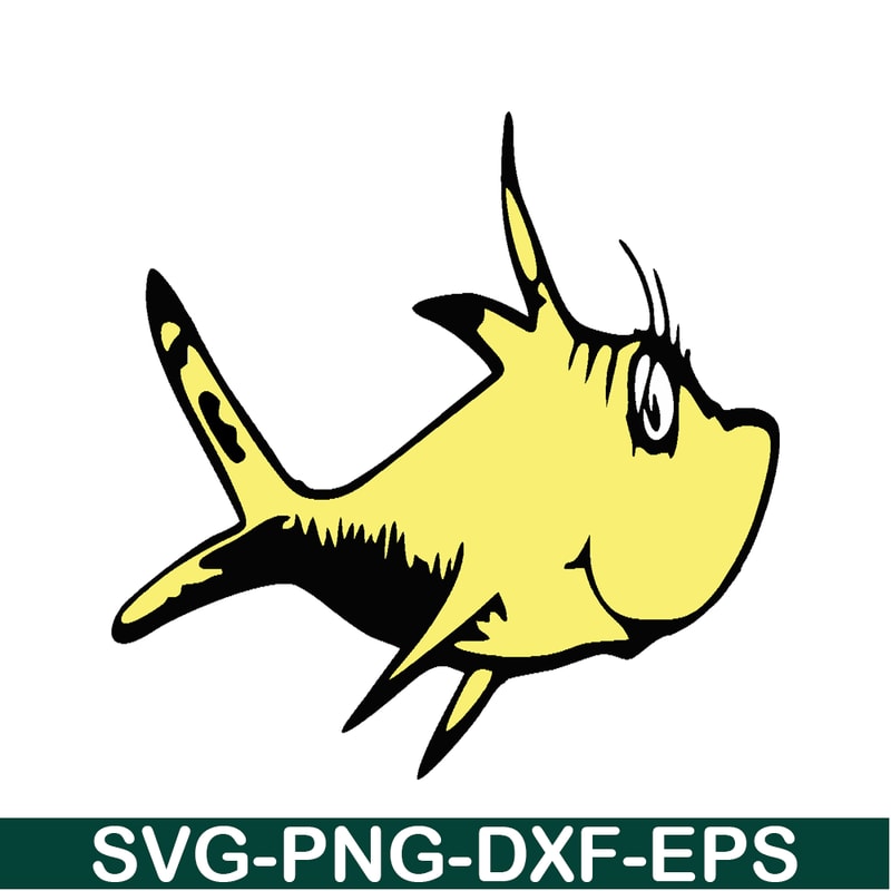DS205122311-The Yellow Fish SVG, Dr Seuss SVG, Cat In The Hat SVG DS205122311.png