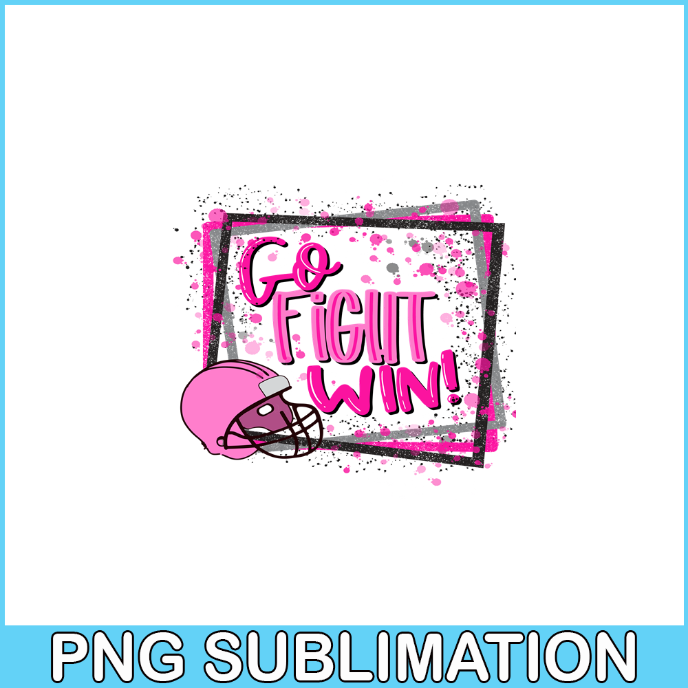 HL14102306-Go Fight Win Pink October Print Short Sleeve T-shirt PNG.png
