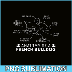 Anatomy Of A French Bulldog Png, Frenchie Bulldog Png, French Dog Artwork Png