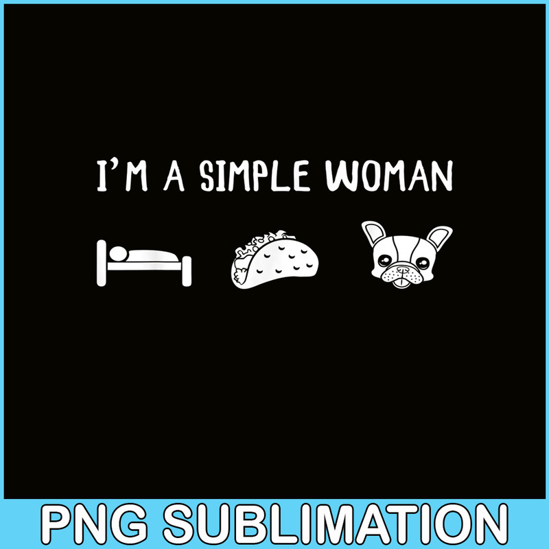 HL161023179- Simple Woman PNG, Frenchie Bulldog PNG, French Dog Artwork PNG1.png