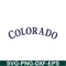 MLB01122349-Colorado Text SVG PNG DXF EPS AI, Major League Baseball SVG, MLB Lovers SVG MLB01122349.png