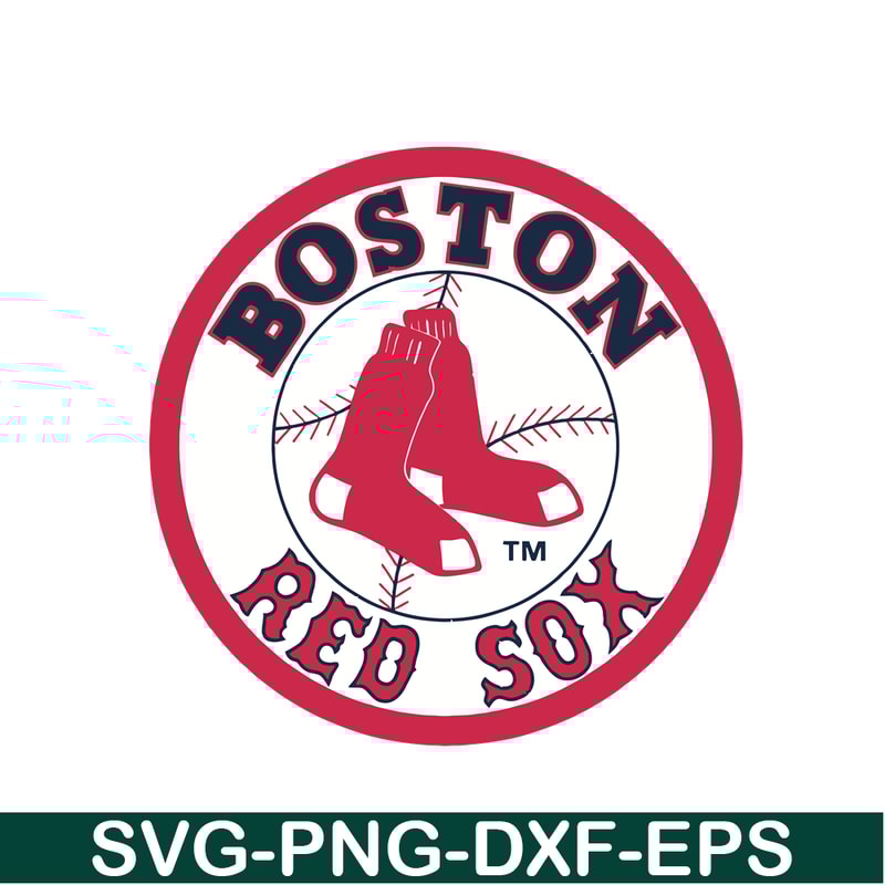 MLB30112345-Boston Red Sox Red White Logo SVG PNG DXF EPS AI, Major League Baseball SVG, MLB Lovers SVG MLB30112345.png