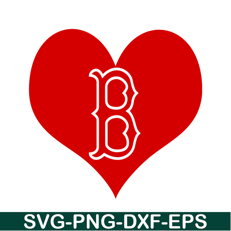 MLB30112353-Boston Red Sox The Red Heart SVG PNG DXF EPS AI, Major League Baseball SVG, MLB Lovers SVG MLB30112353.png