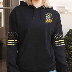 sunflower skull hoodie a little sunshine a little savage