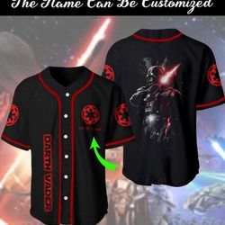 darth vader baseball jersey custom name
