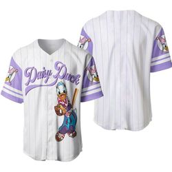 daisy duck player disney baseball jersey gift for lover