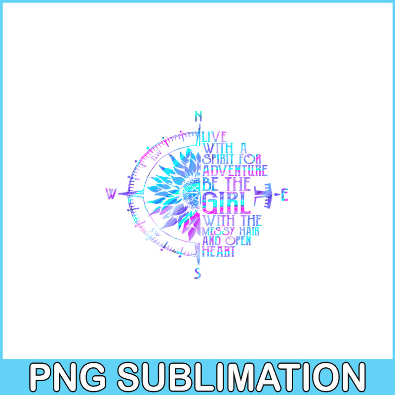 CAMP07112370-Live With A Spirit For Adventure PNG Camping PNG Purple Blue Sunflowers PNG.png