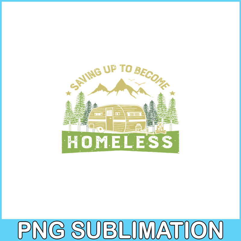 CAMP07112382-Saving Up To Become Homeless PNG Camping PNG Green Retro Forest PNG.png