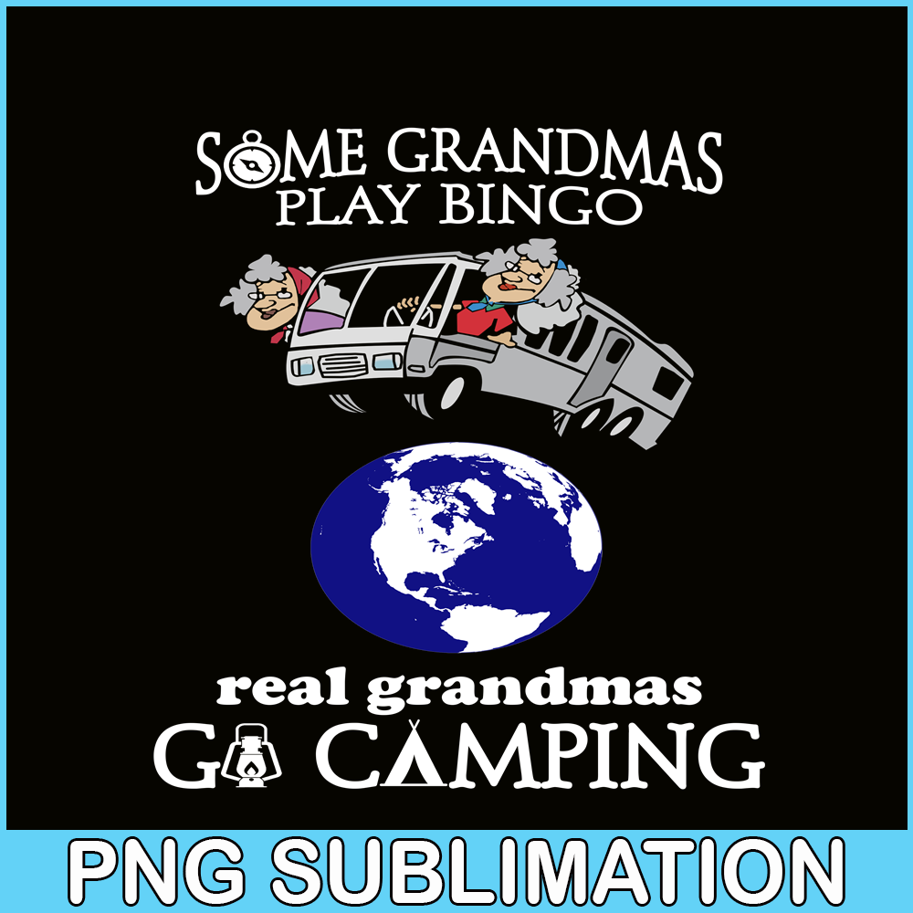 CAMP07112383-Some Grandmas Play Bingo PNG Camping PNG Picture Of 2 Old Women Traveling Around The World PNG.png