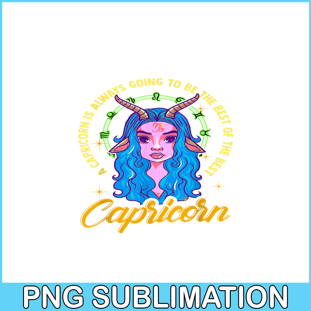 CPB28102384-Capricorn Sign PNG Cute Girl Birthday PNG Capricorn Facts PNG.png