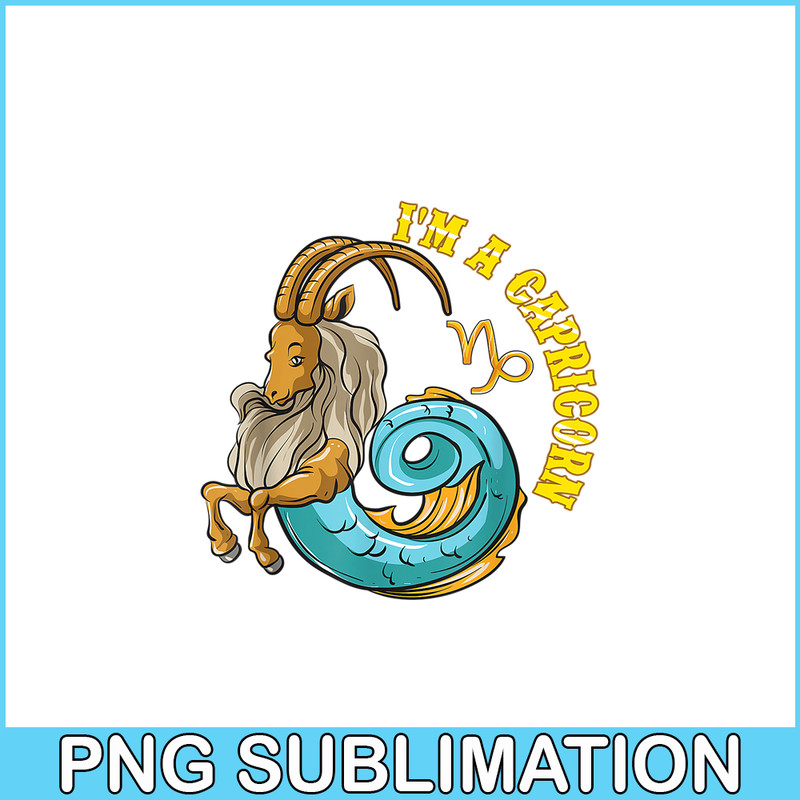CPB28102387-Zodiac Sign PNG I Am A Capricorn PNG Goat Zodiac PNG.png
