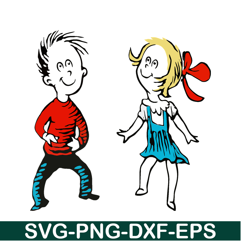 DS205122308-The Boy And Sally SVG, Dr Seuss SVG, Cat in the Hat SVG DS205122308.png