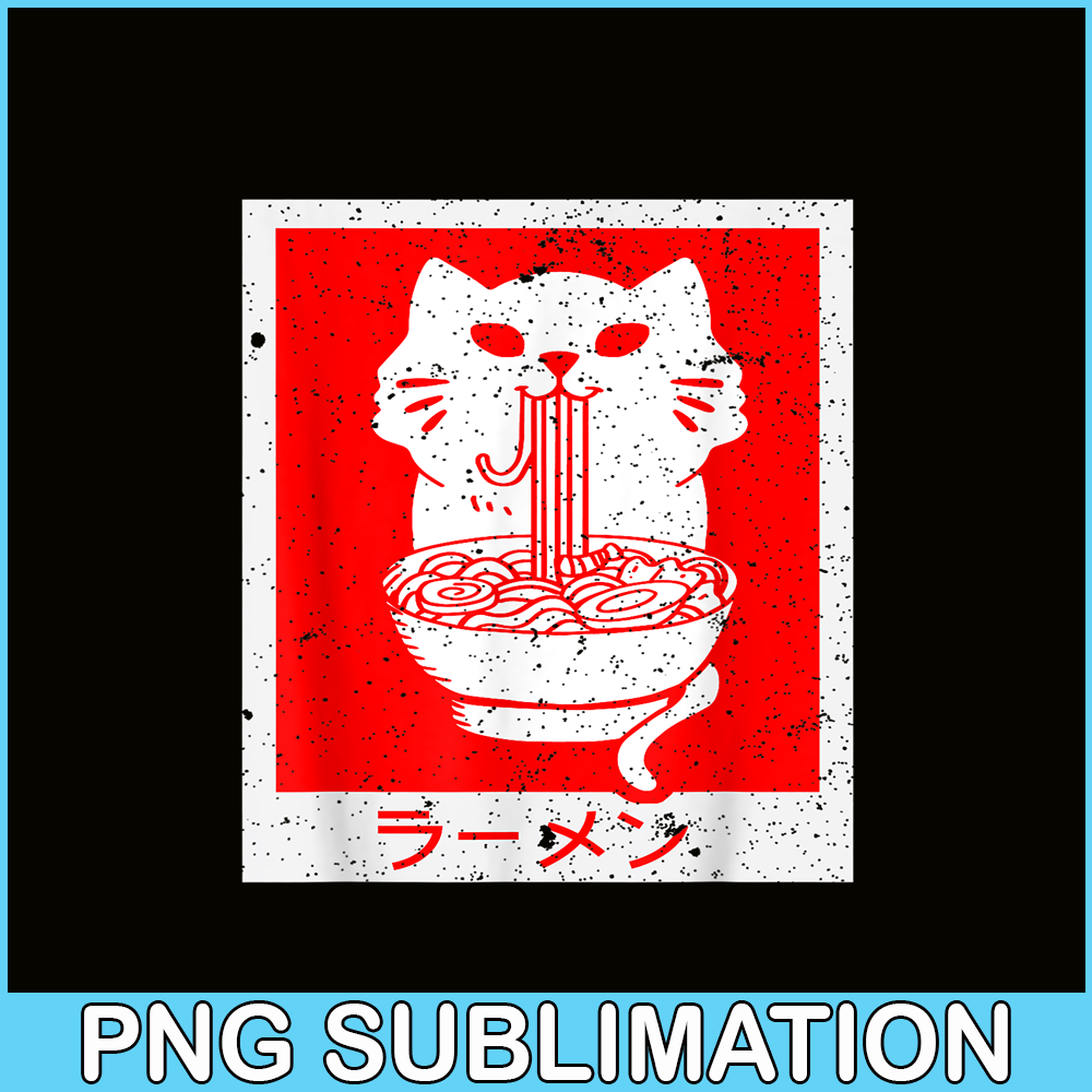 ANI31102303-Cat And Ramen PNG, Anime Manga PNG, Japanese Food PNG.png