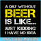 BEER28102302-A Day Without Beer Is Like PNG Beer Time PNG Drinking Beer PNG.png