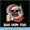 BEER28102354-Mens Bah Hum Pug And Beer PNG Christmas Drinking Beer Dog PNG Beer And Dog PNG.png