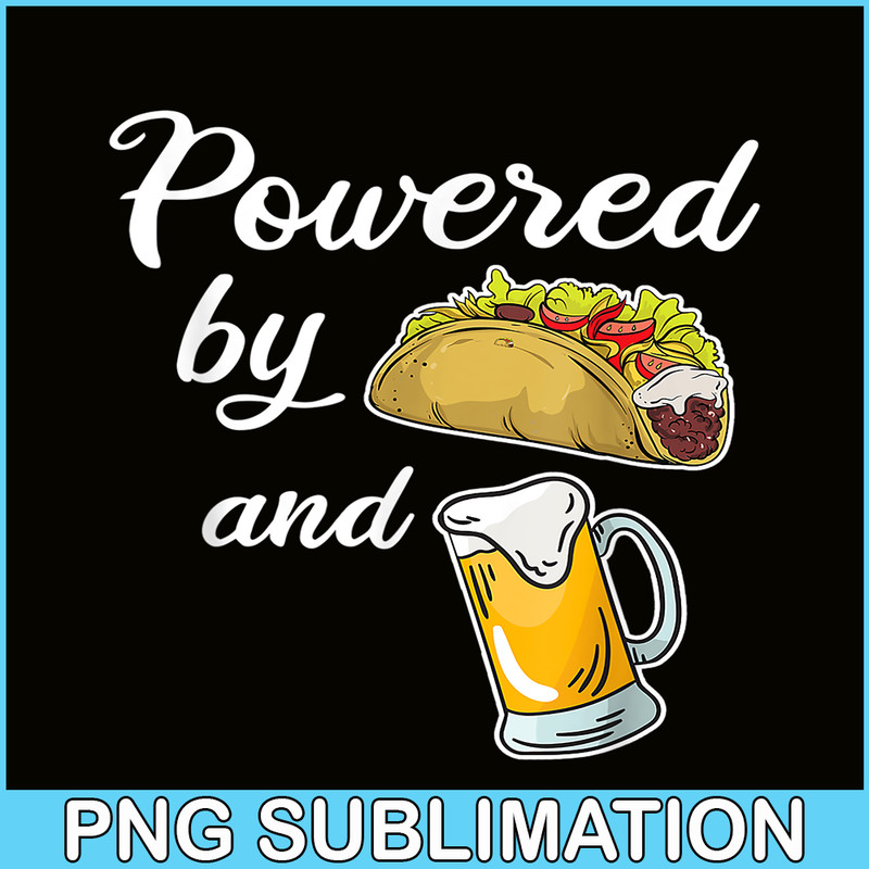 BEER28102372-Taco And Beer PNG Funny Taco Beer Lover PNG Food And Beer PNG.png