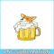 BEER28102376-Corgi Dog Beer Drinking PNG Drinking Party PNG Corgi And Beer PNG.png