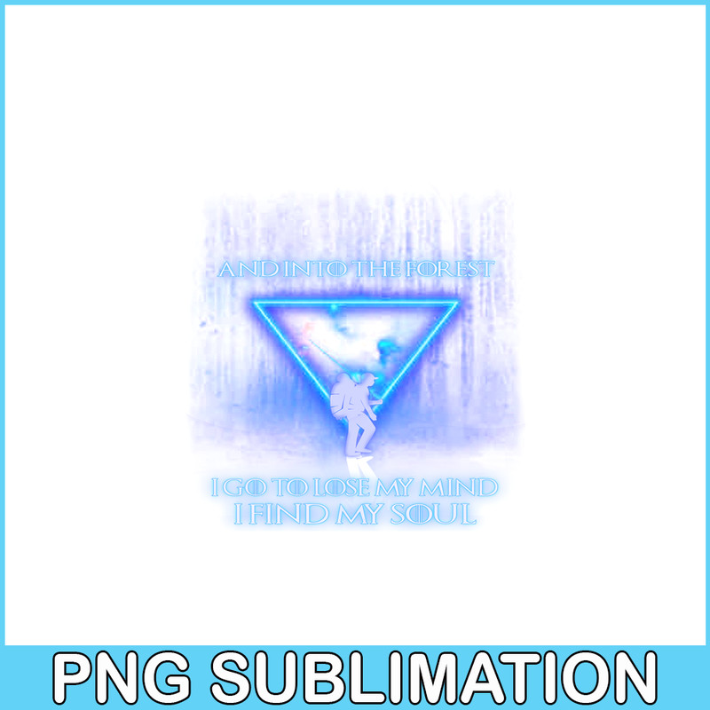 CAMP07112306-AND INTO THE FOREST PNG Neon Triangle PNG Camping Lover PNg.png