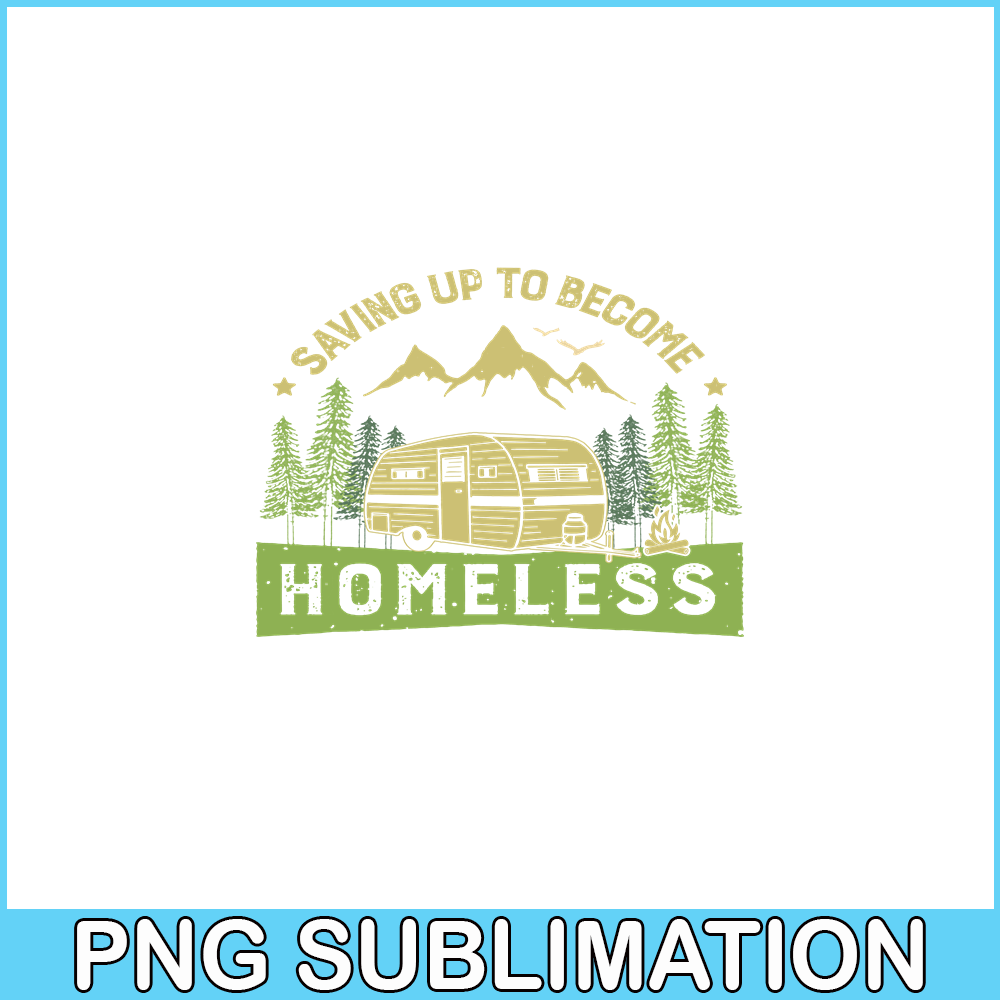 CAMP07112382-Saving Up To Become Homeless PNG Camping PNG Green Retro Forest PNG.png