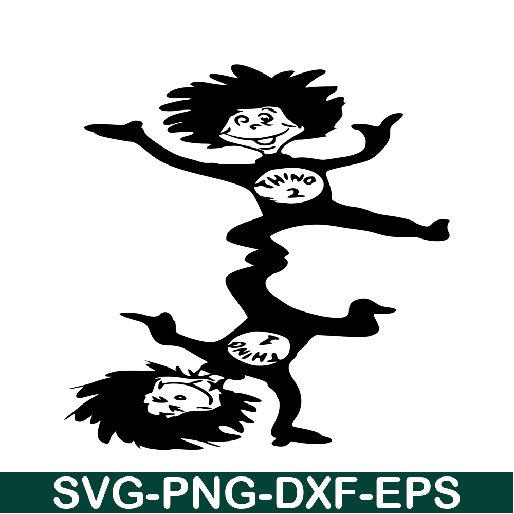 DS105122327-Naughty Thing 1 And Thing 2 SVG, Dr Seuss SVG, Cat In The Hat SVG DS105122327.png