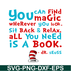 find magic wherever you look svg, dr seuss svg, dr seuss quotes svg ds2051223261