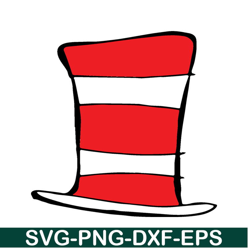 DS205122340-A Red White Hat SVG, Dr Seuss SVG, Cat In The Hat SVG DS205122340.png