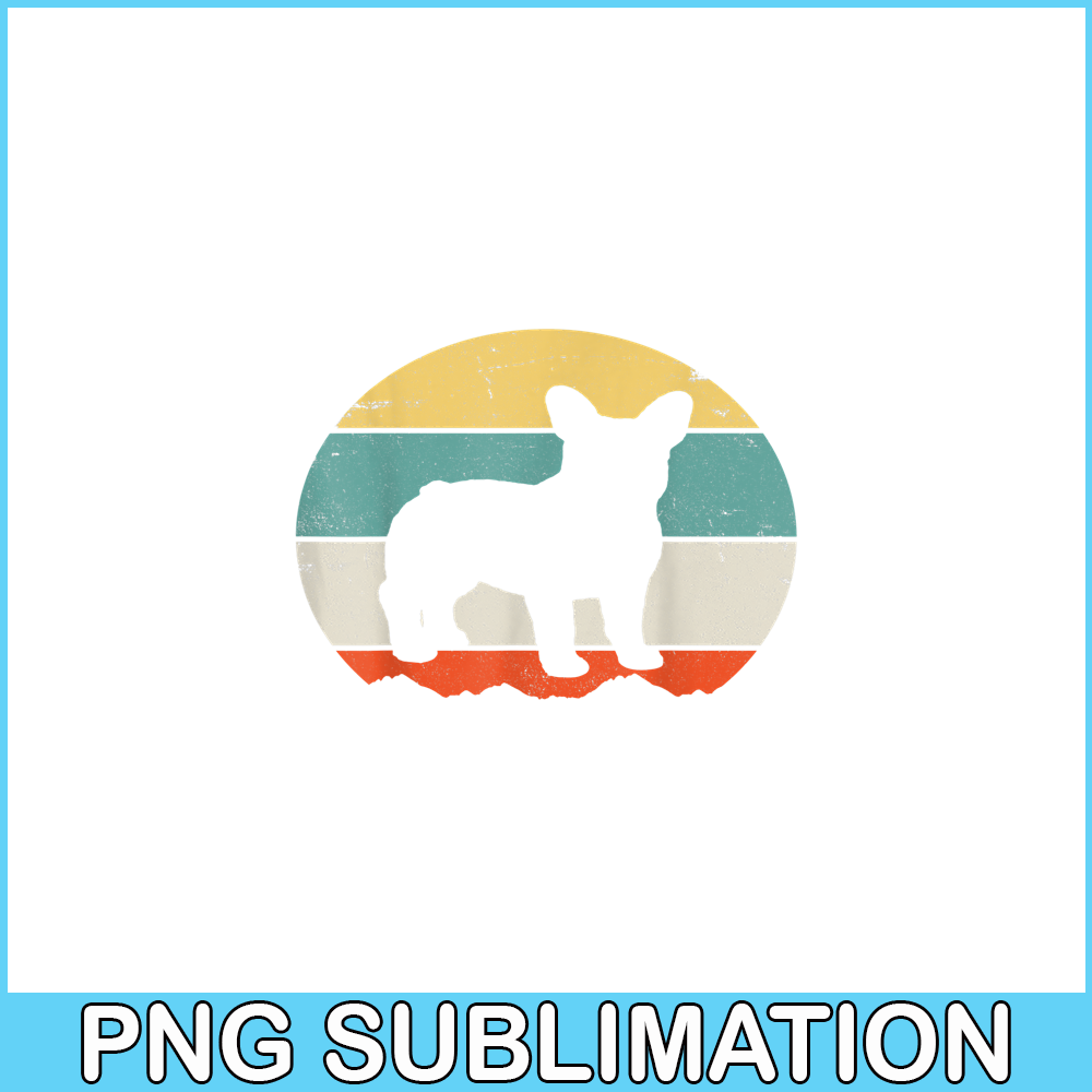 HL16102397-Vintage French Bulldog PNG, Frenchie Dog Lover PNG, French Dog Artwork PNG.png