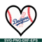 MLB011223118-Dodgers Heart SVG, Major League Baseball SVG, MLB Lovers SVG MLB011223118.png