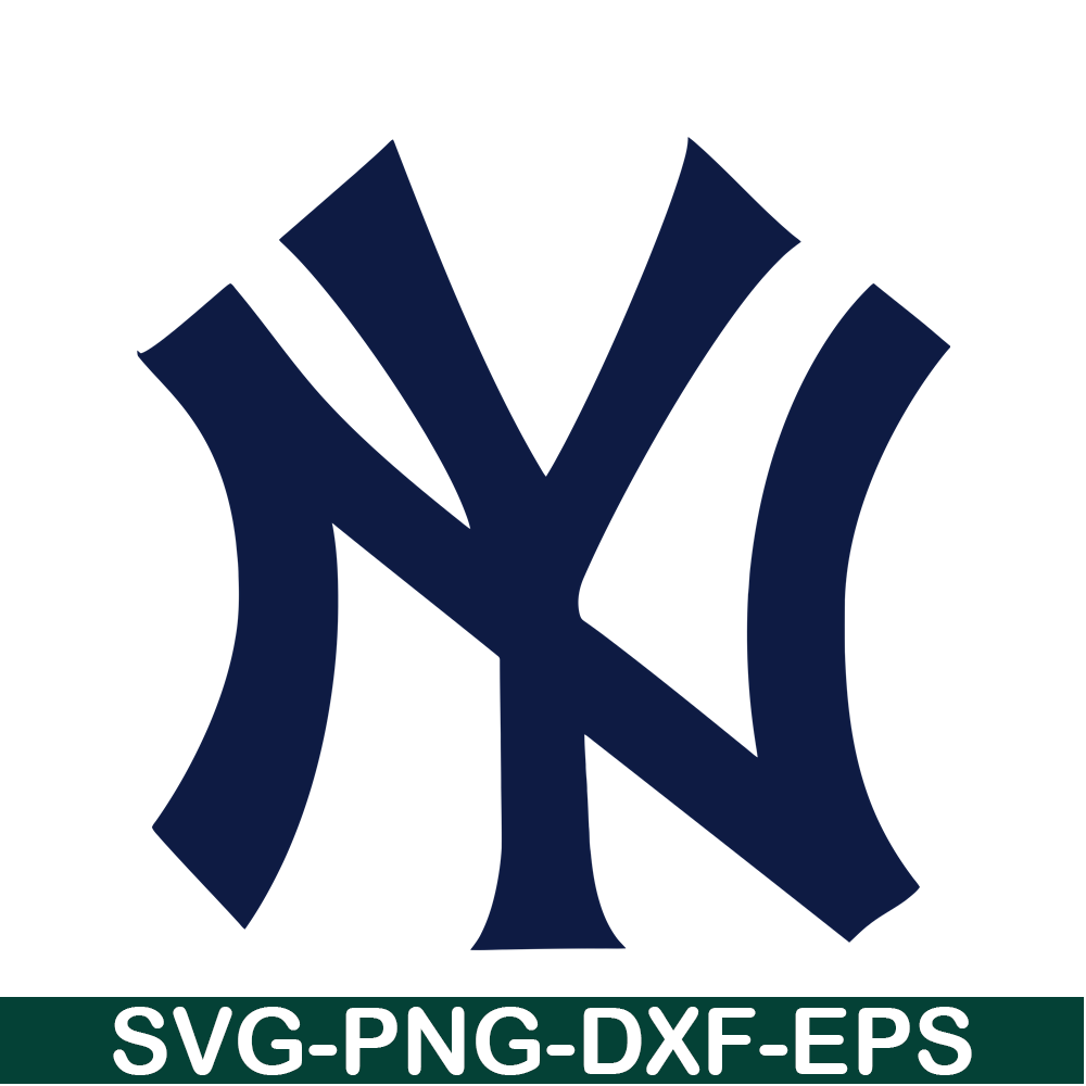 MLB204122325-NewYork Yankees Simple Logo SVG, Major League Baseball SVG, Baseball SVG MLB204122325.png